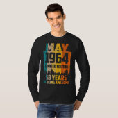 58誕生日1964年素晴らし5月以来58年 Tシャツ (正面フル)