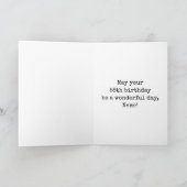 58誕生日-おもしろい、アーバングラフィティインスパイアルック カード (内部)