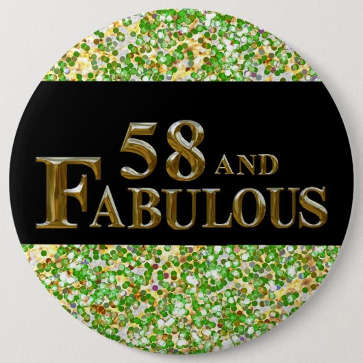 58誕生日 缶バッジ (正面)