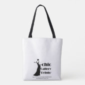 5882-結婚sブーケ、リングや輪、クロス、ベール トートバッグ (裏面)