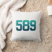 589 – Glitch Tech Futuristic Digital Art クッション (ブランケット)