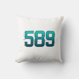 589 – Glitch Tech Futuristic Digital Art クッション