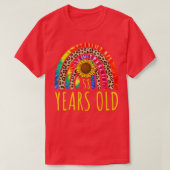 58 Years Old 58th Birthday Tie Dye Sunflower Leopa Tシャツ (デザイン正面)