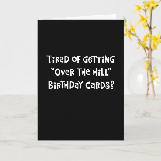 59おもしろい誕生日 カード (黄色い花)