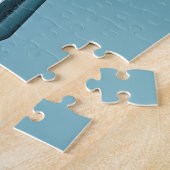 59コルベット青の背景 ジグソーパズル (側面)