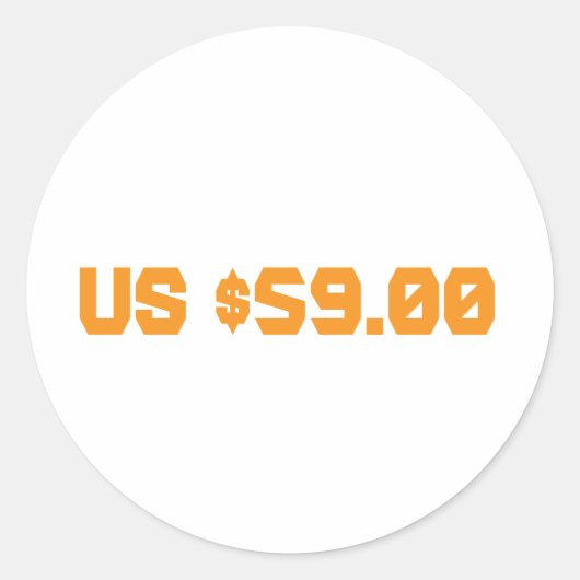 59ドル ラウンドシール (正面)