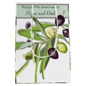 59周年記念結婚オリーブ ミディアムペーパーバッグ (裏面)