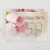 59年パーティの招待状 招待状 (正面/裏面)