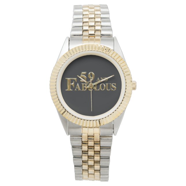 59歳の誕生日 腕時計 (正面)