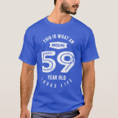 59歳の贈り物 | 59誕生日ギフトアイディア Tシャツ (正面)