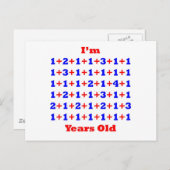 59歳！ ポストカード (正面/裏面)