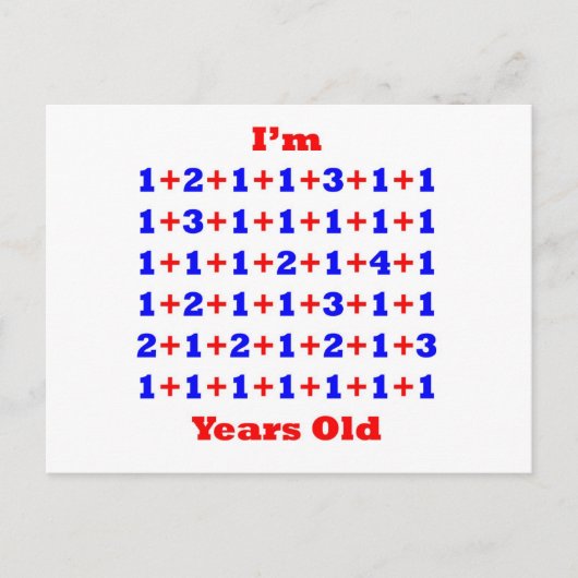 59歳！ ポストカード (正面)