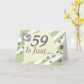 59番目の誕生日 カード (黄色い花)