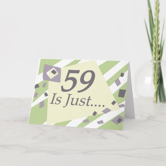59番目の誕生日 カード (正面)
