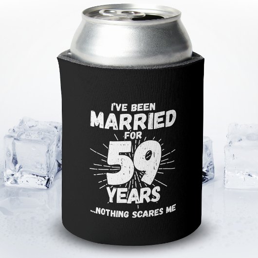 59結婚した年59おもしろい周年 缶クーラー