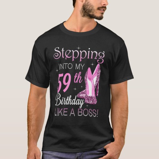 59誕生日にボスHappy Tのように Tシャツ (正面)