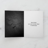 59誕生日の国旗とハゲのワシ カード (内部)