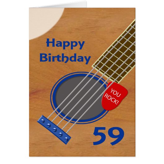 59誕生日ギタープレーヤー誕生日 (正面)