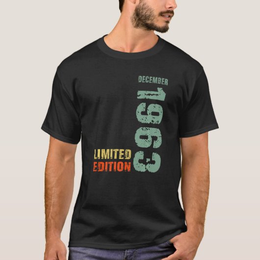 59誕生日マン59年1963年12月 Tシャツ (正面)
