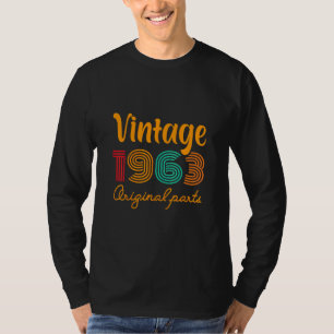 59誕生日ヴィンテージ1963年誕生日1963元 Tシャツ
