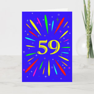 59誕生日爆破カード カード