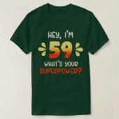 59誕生日3 Tシャツ (デザイン正面)