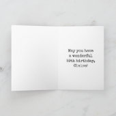 59誕生日-おもしろい、アーバングラフィティインスパイアルック カード (内部)