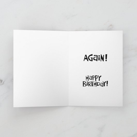 59誕生日?...また？ カード (内部)