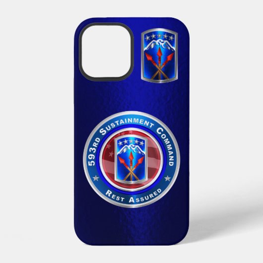593rdサステインメントコマンド “Rest Assured” iPhoneケース (裏面)