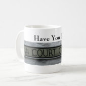 (5958)クラシックで白いマグ11ozをセットすることを招いて下さい コーヒーマグカップ (正面左)