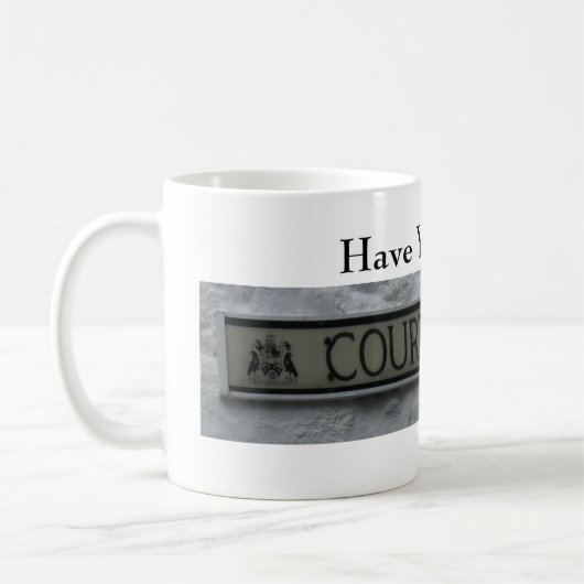 (5958)クラシックで白いマグ11ozをセットすることを招いて下さい コーヒーマグカップ (左)