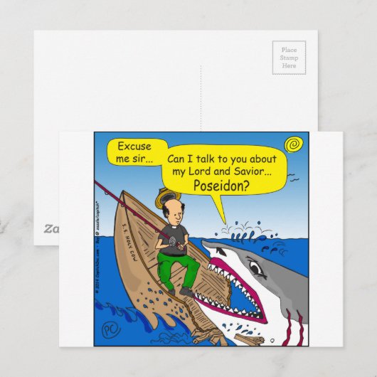 595 Poseidonの漫画 ポストカード (正面/裏面)