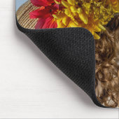 5981-Mannequin-Revolution War Lady with Hat マウスパッド (コーナー)