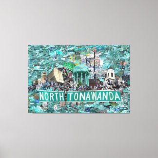 59.26" x 40.00 Stretched Canvas - Streets of NT  キャンバスプリント