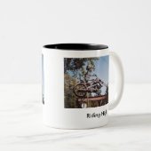 59. 300-100乗車の最高5-07、59。 300-100 Ridin… ツートーンマグカップ (正面右)