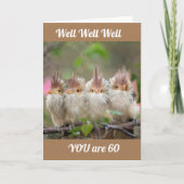 「59」 *60番目の誕生日・カードを超えて1日も見えない カード (正面)