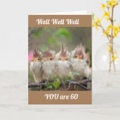 「59」 *60番目の誕生日・カードを超えて1日も見えない カード (黄色い花)