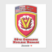 59 ordnance brigade “冷戦時代の核抑止力” シール (シート)