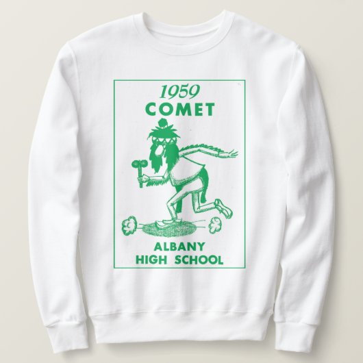59er彗星アルバニー高校Hvywt Sweatshirts スウェットシャツ (デザイン正面)