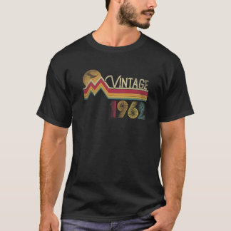 59th誕生日1962 59歳ヴィンテージレトロスタイル tシャツ