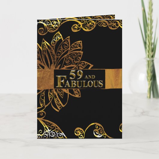 59th  Birthday  カード (正面)