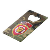 59th Ordnance Brigade Cold War Veteran クレジットカード栓抜き (正面アングル)