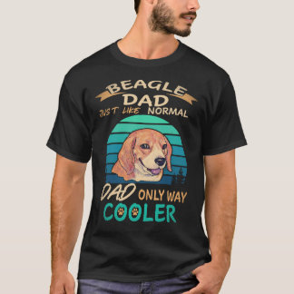 5 お父さん - ビーグルお父さん クーラー ビーグル Tシャツ
