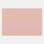 5!かわいいバルーンKids 5th誕生日 ラッピングペーパーシート (正面)