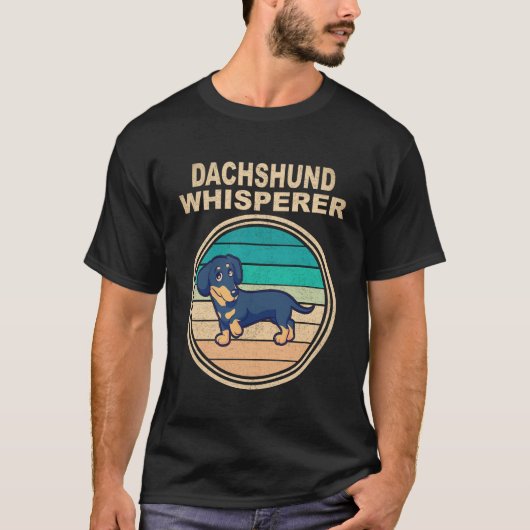 5 ダックスフント+ウィスパラー+ヴィンテージ Tシャツ (正面)
