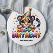 #5 テキストを入力 /お誕生日おめでとう 缶バッジ (インサイチュ)