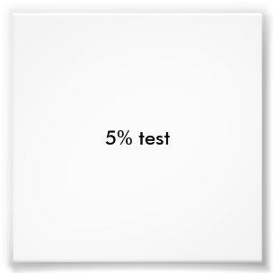 5%テスト フォトプリント