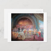 #5 ボヘミアの王プシェミスル・オタカール2世、ムハ ポストカード (正面/裏面)