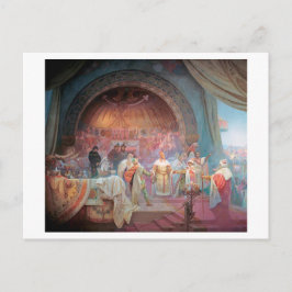 #5 ボヘミアの王プシェミスル・オタカール2世、ムハ ポストカード