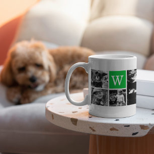 5-写真テンプレートモノグラパーソナライズされたム コーヒーマグカップ